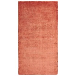Dywan z wiskozy 80 x 150 cm pomarańczowy GESI II