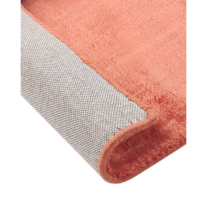 Dywan z wiskozy 80 x 150 cm pomarańczowy GESI II