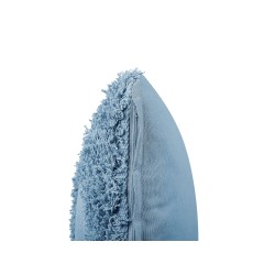 2 poduszki dekoracyjne bawełniane tuftowane 45 x 45 cm niebieskie RHOEO