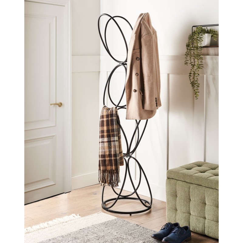 Wieszak na ubrania WALTERS Czarny