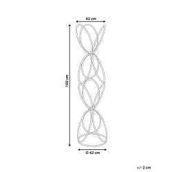 Wieszak na ubrania WALTERS Czarny