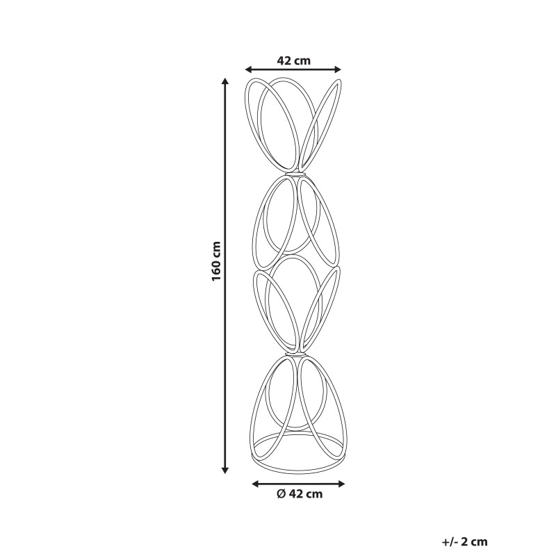 Wieszak na ubrania WALTERS Czarny