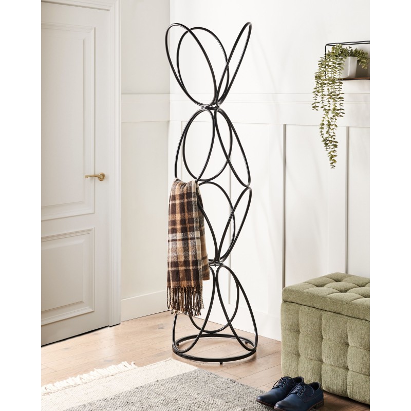 Wieszak na ubrania WALTERS Czarny