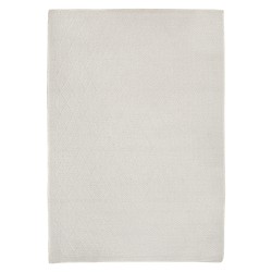 Dywan wełniany 140 x 200 cm złamana biel ERZIN