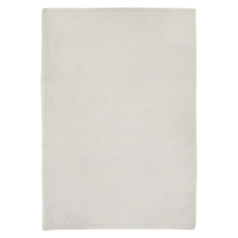 Dywan wełniany 140 x 200 cm złamana biel ERZIN