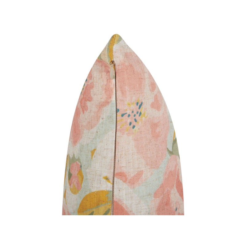 Zestaw 2 poduszek dekoracyjnych ZAHRIYE 45 x 45 cm Różowy Wzór kwiatowy