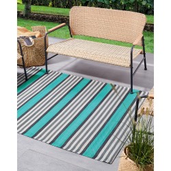 Dywan zewnętrzny 120 x 180 cm turkusowy SAUGOR