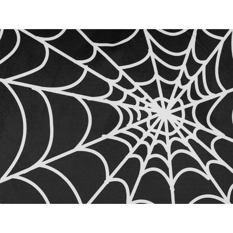 Poduszka dekoracyjna LYCORIS Welur 45 x 45 cm Czarny Wzór abstrakcyjny