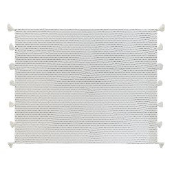 Narzuta na łóżko MODAR Bawełna 150 x 200 cm Złamana biel