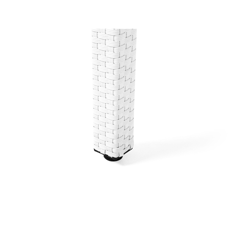 Stół ogrodowy ITALY 220 cm 100 cm Szkło Biały