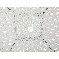 Stolik bistro ANCONA 90 cm 90 cm Metal Biały