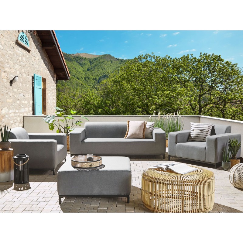 Zestaw ogrodowy ze stolikiem dla 5 osób ROVIGO Szary