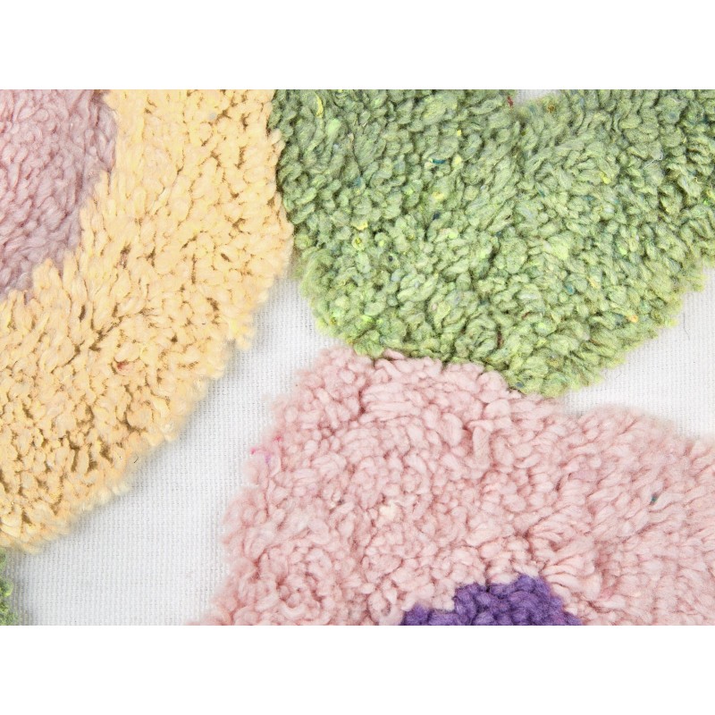 Zestaw 2 poduszek dekoracyjnych TRICORNIO Bawełna 45 x 45 cm Kolorowy Wzór kwiatowy