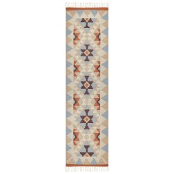 Dywan bawełniany kilim 80 x 300 cm wielokolorowy DILIJAN