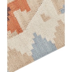 Dywan bawełniany kilim 80 x 300 cm wielokolorowy DILIJAN
