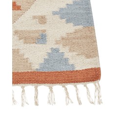 Dywan bawełniany kilim 80 x 300 cm wielokolorowy DILIJAN