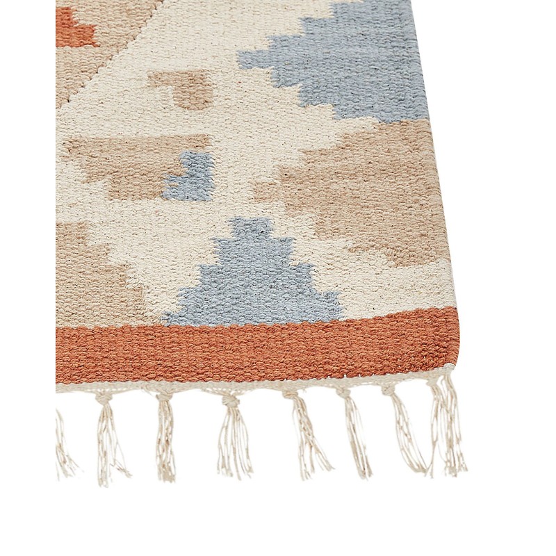 Dywan bawełniany kilim 80 x 300 cm wielokolorowy DILIJAN