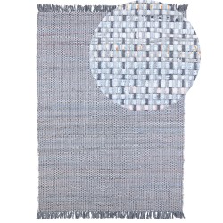Dywan bawełniany 160 x 230 cm szary BESNI