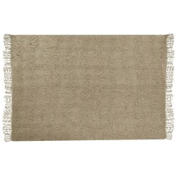 Koc VELLA Bawełna 150 x 200 cm Beżowoszary