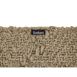 Koc VELLA Bawełna 150 x 200 cm Beżowoszary