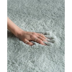 Dywan shaggy 200 x 200 cm zielony EVREN