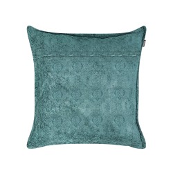 Zestaw 2 poduszek dekoracyjnych VERPIS Bawełna 50 x 50 cm Niebieski Jednolity