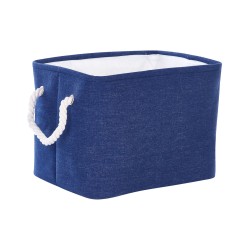 Zestaw 3 koszy DARQAB Bawełna Granatowy