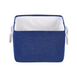 Zestaw 3 koszy DARQAB Bawełna Granatowy