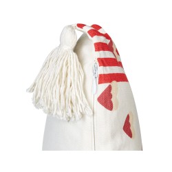 Zestaw 2 poduszek dekoracyjnych BANKSIA Bawełna 45 x 45 cm Czerwony W paski