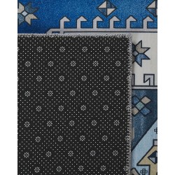 Dywan 80 x 300 cm niebiesko-beżowy PARVAKADLI