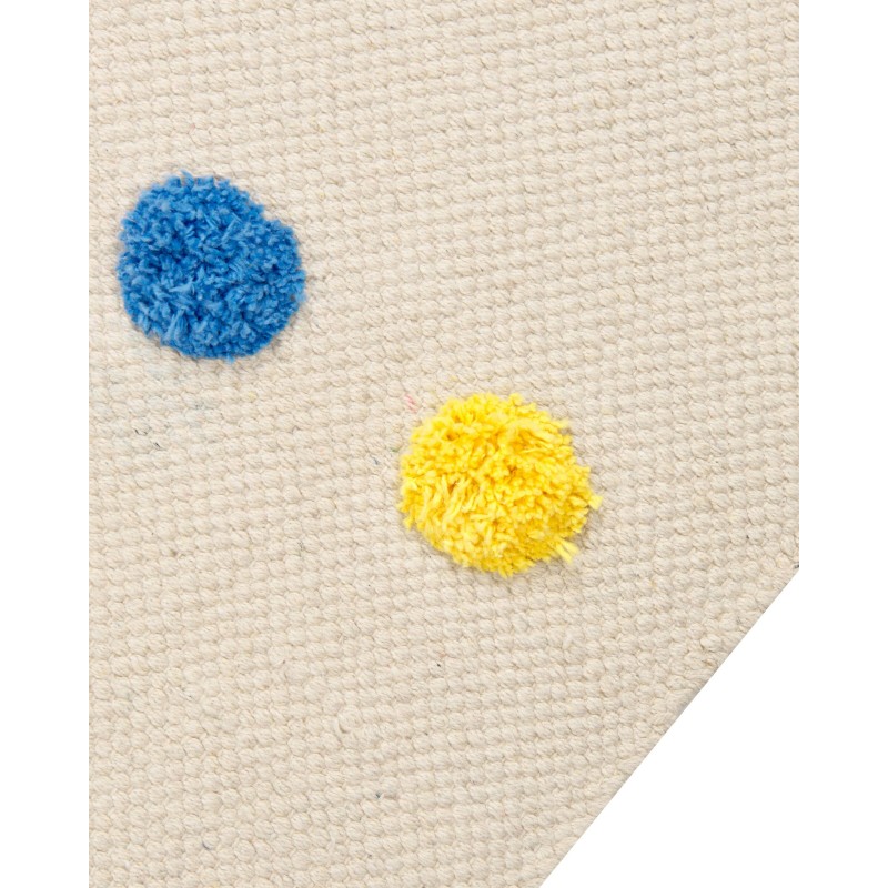 Dywan dziecięcy bawełniany 80 x 150 cm wielokolorowy LELES