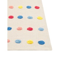 Dywan dziecięcy bawełniany 80 x 150 cm wielokolorowy LELES