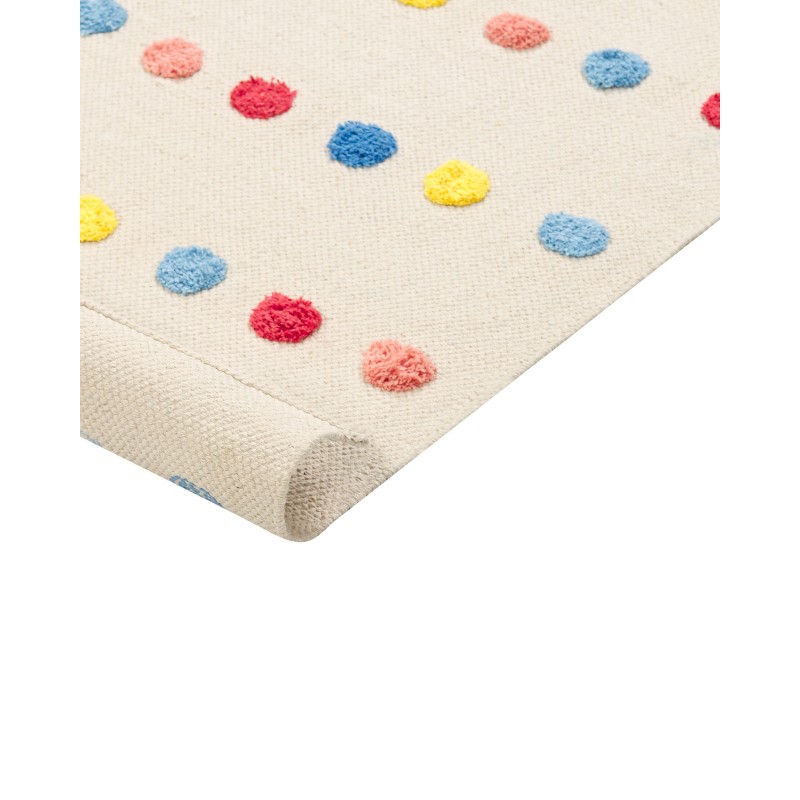 Dywan dziecięcy bawełniany 80 x 150 cm wielokolorowy LELES