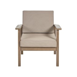 Zestaw ogrodowy ze stolikiem dla 4 osób MANILA Drewno akacjowe Ciemnobrązowy