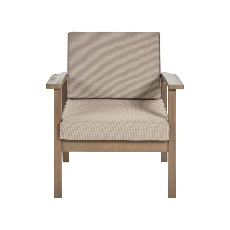 Zestaw ogrodowy ze stolikiem dla 4 osób MANILA Drewno akacjowe Ciemnobrązowy