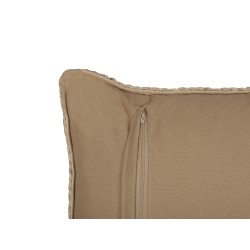 Poduszka dekoracyjna ELLIOTTIA Juta 45 x 45 cm Beżowy Jednolity