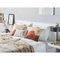 Zestaw 2 poduszek dekoracyjnych FESTUCA 45 x 45 cm Kolorowy Wzór abstrakcyjny