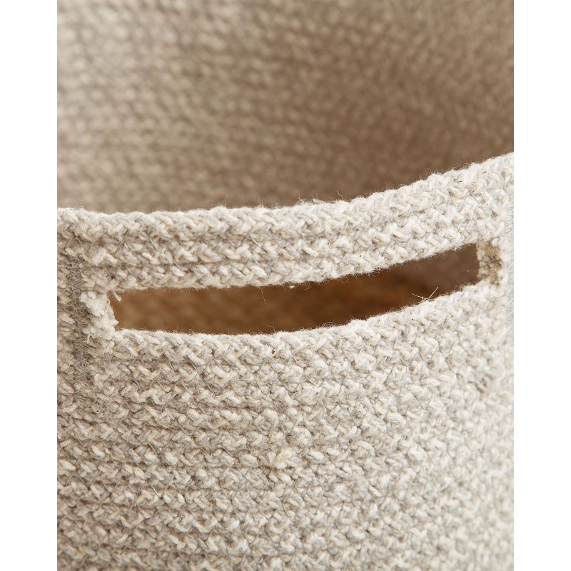 Zestaw 2 koszy NAULLA Juta Piaskowy