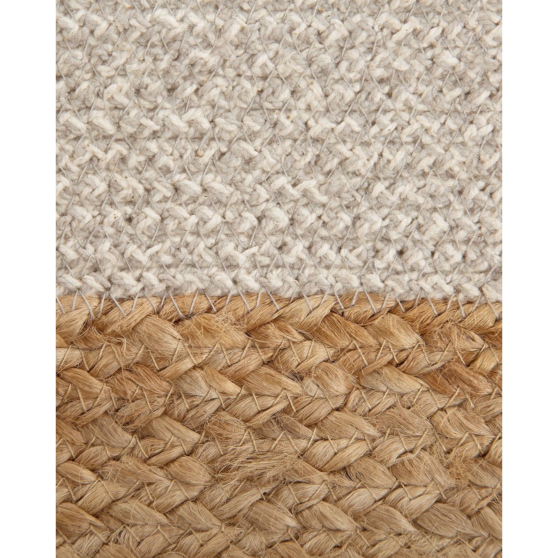 Zestaw 2 koszy NAULLA Juta Piaskowy