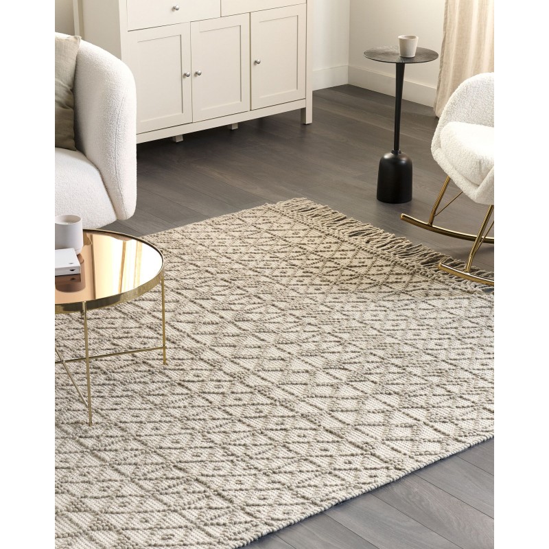 Dywan 160 x 230 cm beżowy ALUCRA