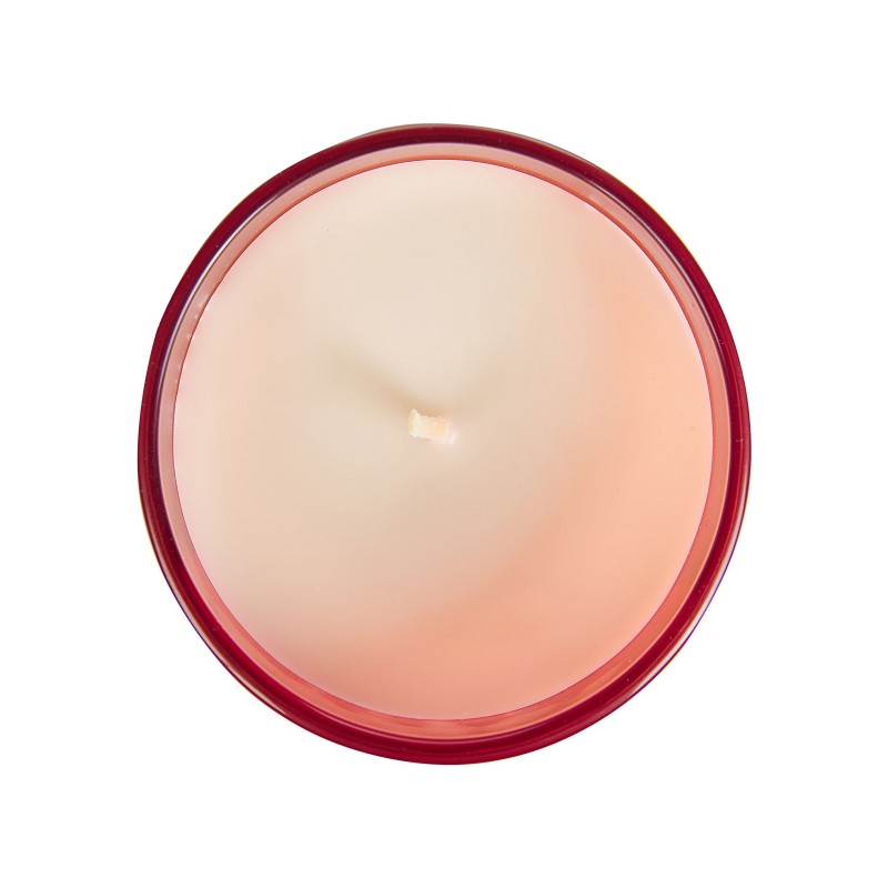 Zestaw 3 świeczek zapachowych COLORFUL BARREL Wosk sojowy Nuty owocowe