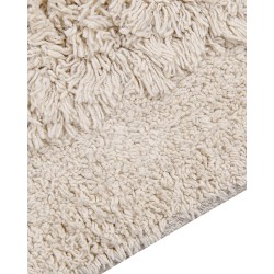 Dywan shaggy bawełniany 80 x 150 cm beżowy BITLIS