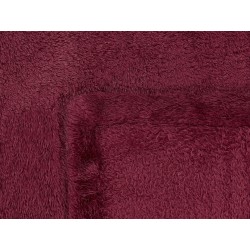 Koc NAMDU 125 x 150 cm Burgundowy