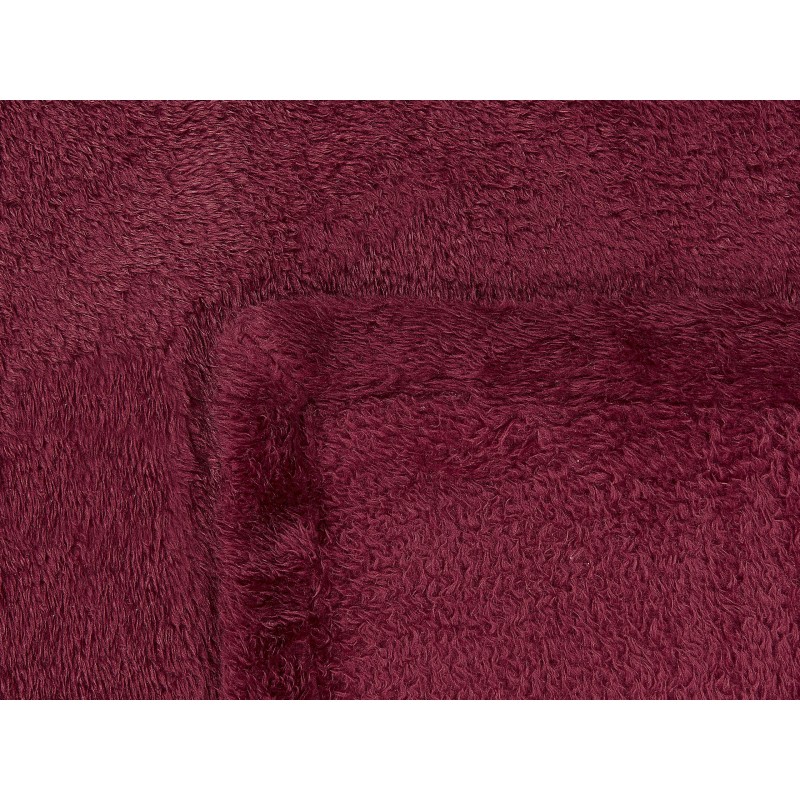 Koc NAMDU 125 x 150 cm Burgundowy