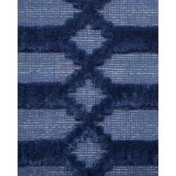 Dywan wiskozowy 140 x 200 cm niebieski CIZRE