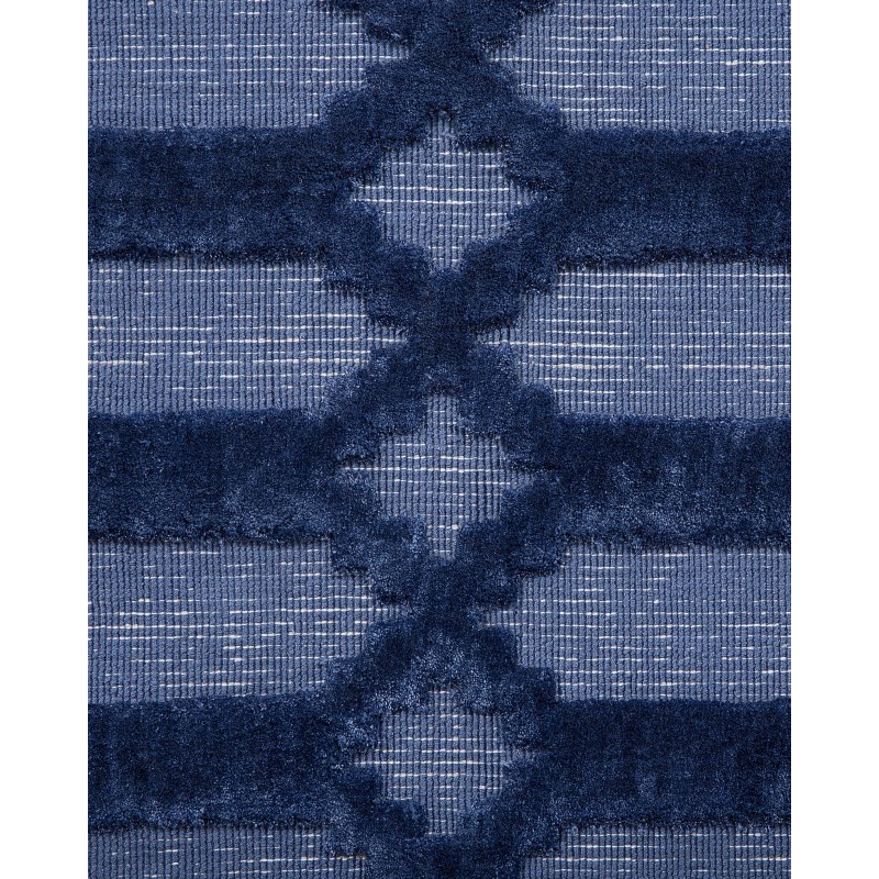 Dywan wiskozowy 140 x 200 cm niebieski CIZRE