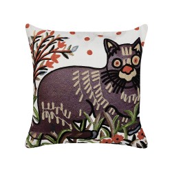 Poduszka dekoracyjna PHUSRO Bawełna 50 x 50 cm Kolorowy Wzór zwierzęcy