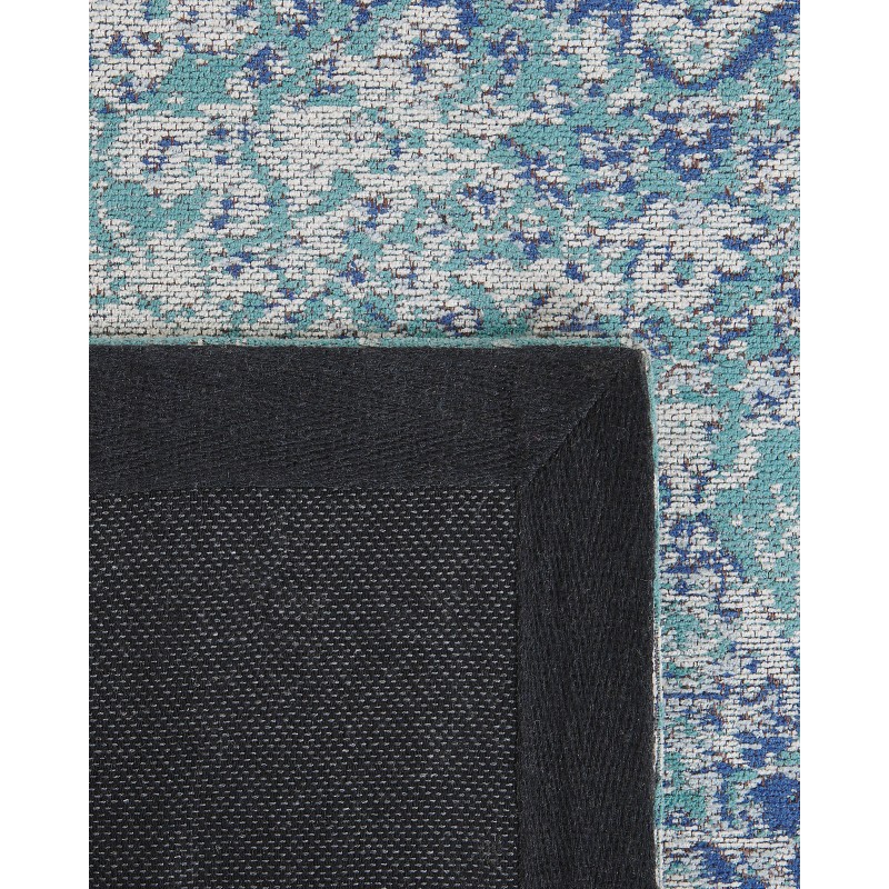 Dywan bawełniany 140 x 200 cm niebieski ALMUS