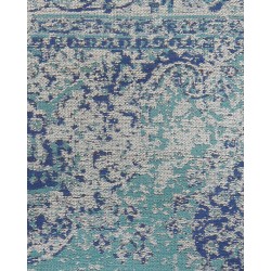 Dywan bawełniany 140 x 200 cm niebieski ALMUS