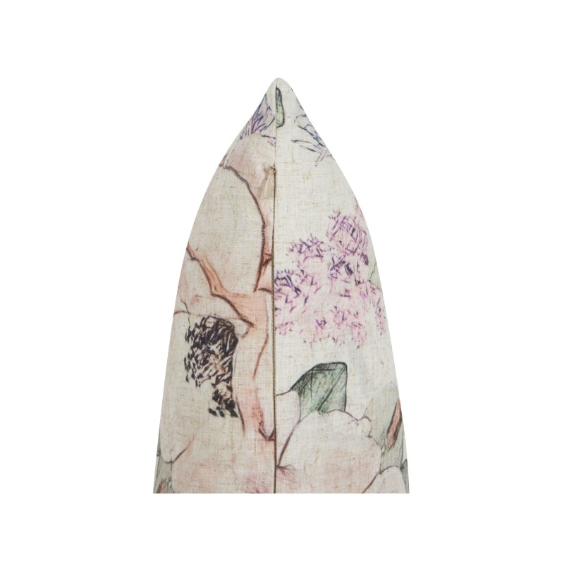 Poduszka dekoracyjna ZAHRIYE 45 x 45 cm Fioletowy Wzór kwiatowy